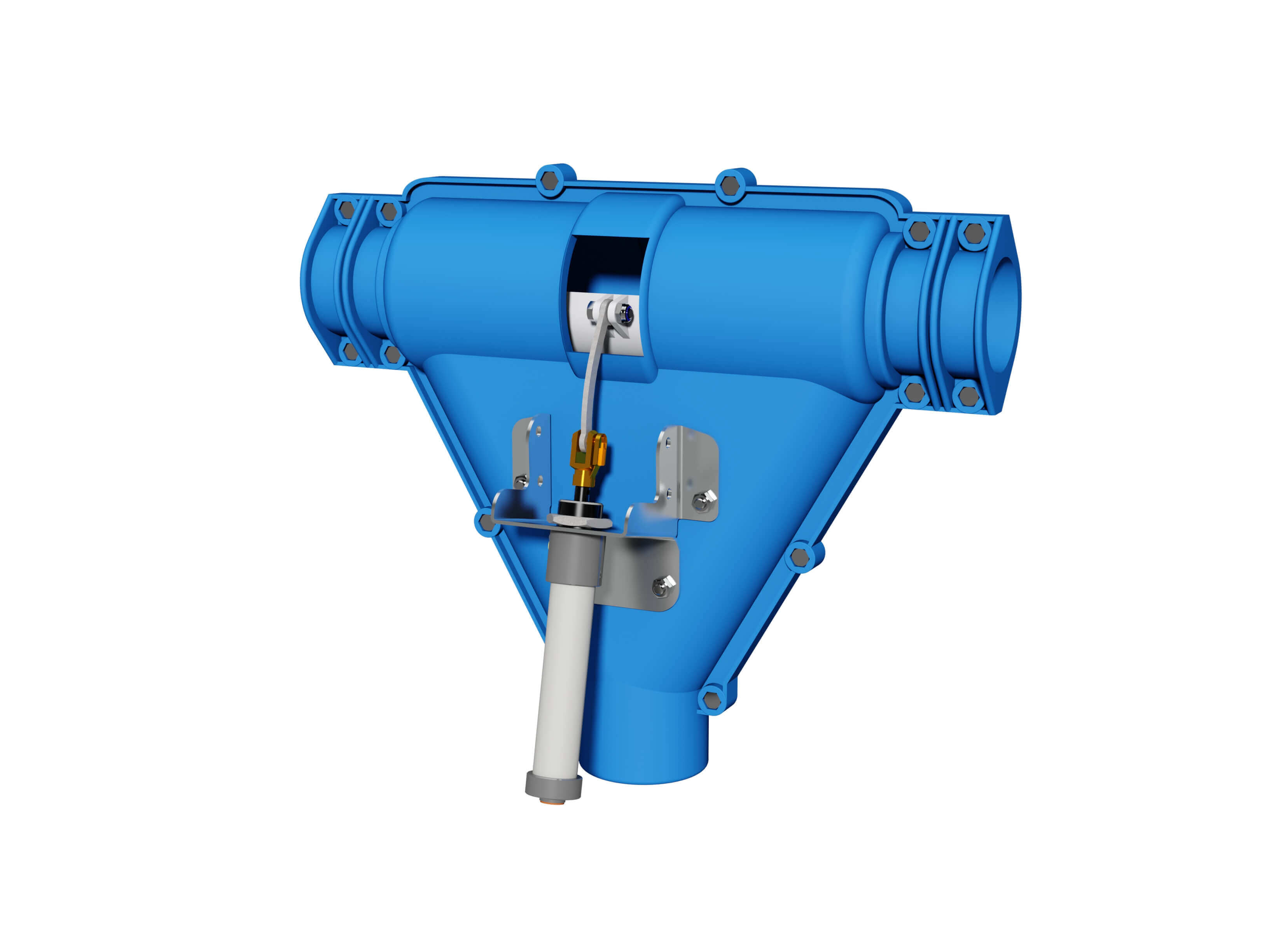 Giunti di scarico Mod. PN280 con serranda pneumatica